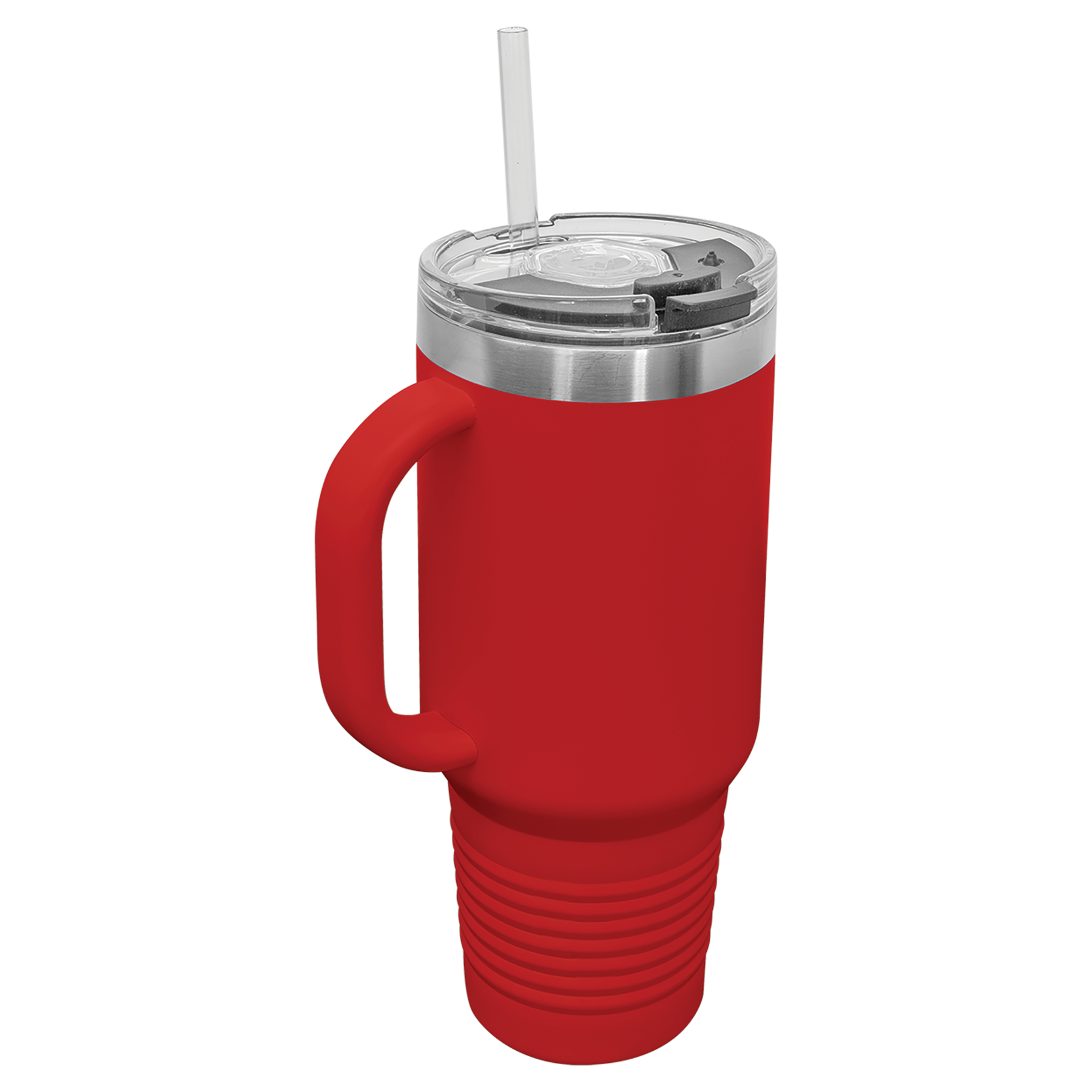 40 oz. Travel Mug with Handle, Straw Included